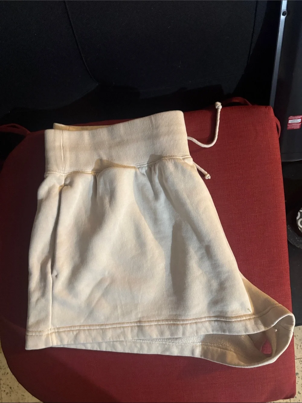 Nike Ivory Drawstring Athletic Skort